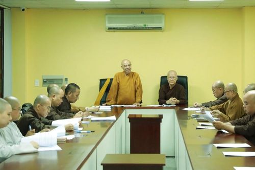 Họp thảo luận tổ chức Hội thi giáo lý Phật tử cấp quận huyện và thành phố năm 2024