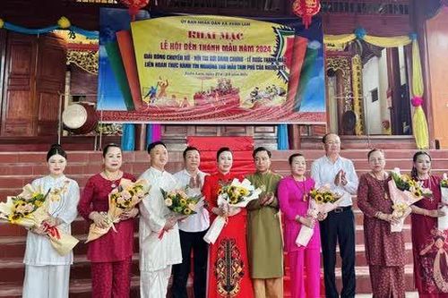Hà Tĩnh: Khai mạc Chương trình liên hoan Thực hành tín ngưỡng thờ mẫu Tam phủ