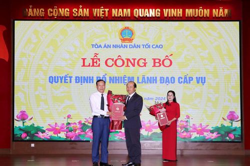 TANDTC bổ nhiệm hai lãnh đạo cấp Vụ