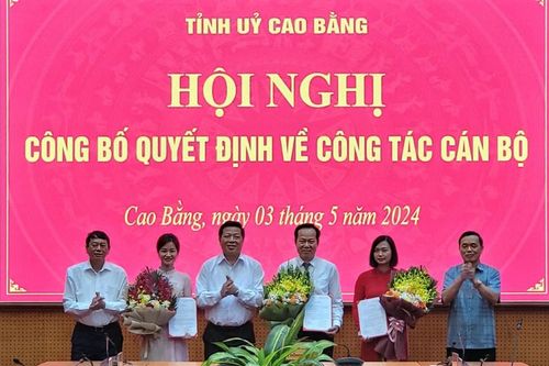 Tỉnh ủy công bố các quyết định về công tác cán bộ