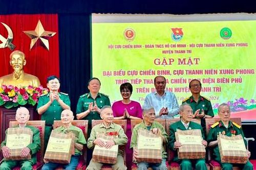 Thanh Trì: Tri ân cựu chiến binh, thanh niên xung phong, dân công hỏa tuyến tham gia chiến dịch Điện Biên Phủ