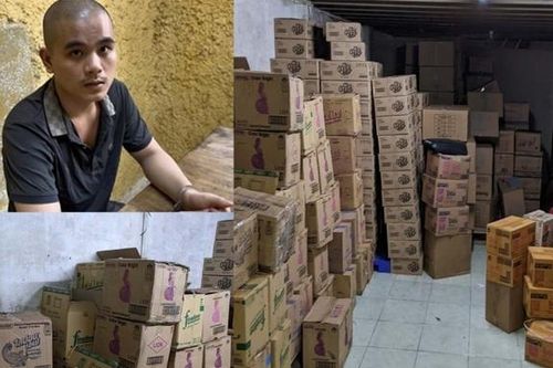 Hai anh em cầm đầu đường dây 'khủng' sản xuất nước giặt, rửa bát giả