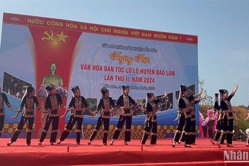 Đậm đà bản sắc trong Ngày hội văn hóa dân tộc Lô Lô huyện Bảo Lâm, tỉnh Cao Bằng