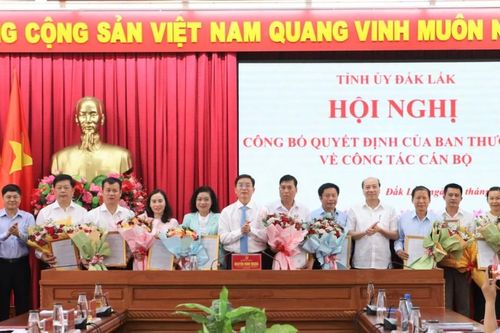 Bà Lê Thị Thanh Thủy được bổ nhiệm làm Phó Giám đốc Sở Tư pháp Đắk Lắk