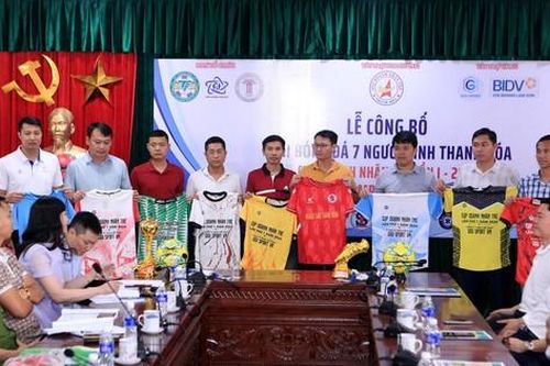 Công bố giải bóng đá 7 người tỉnh Thanh Hóa - Cúp doanh nhân trẻ lần thứ nhất năm 2024