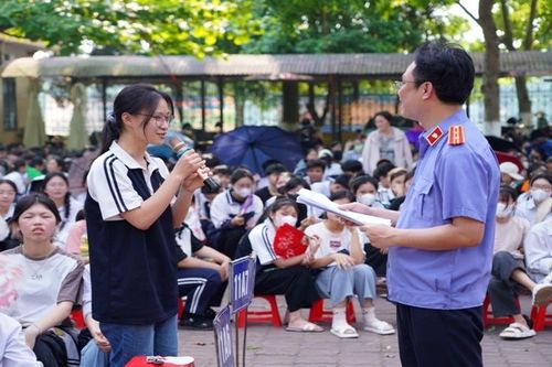 VKSND huyện Lý Nhân tuyên truyền giáo dục pháp luật thông qua phiên tòa giả định