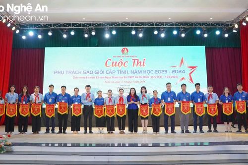100 thí sinh Nghệ An tham gia cuộc thi 'Phụ trách sao giỏi cấp tỉnh' năm học 2023-2024