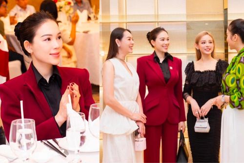 Linh Rin sáng bừng khí chất 'phu nhân hào môn'