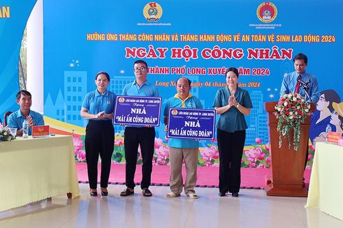 Liên đoàn Lao động TP. Long Xuyên phát động Tháng Công nhân và Tháng hành động về an toàn vệ sinh lao động năm 2024
