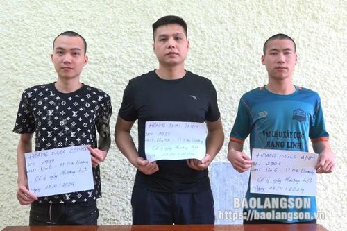 Công an huyện Lộc Bình khởi tố, tạm giam 3 đối tượng cố ý gây thương tích