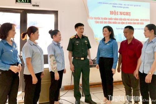 200 đoàn viên, người lao động được tuyên truyền 70 năm chiến thắng Điện Biên Phủ (7/5/1954 - 7/5/2024)