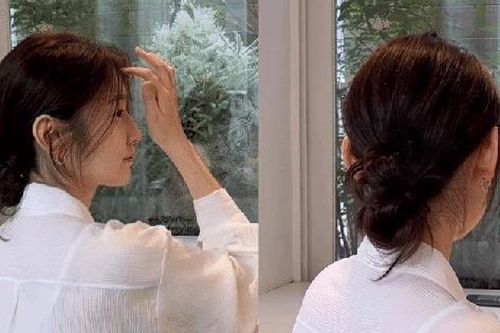 Học búi tóc chuẩn style Hàn Quốc: Tạo góc nghiêng ảo diệu, giúp lên hình siêu xinh