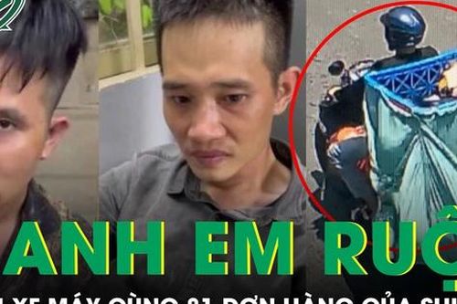 Bắt giữ hai anh em ruột trộm xe máy cùng 81 đơn hàng của shipper ở TP. Thủ Đức