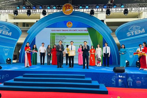 Ba Đình đạt giải Nhất tại Ngày hội CNTT và STEM ngành giáo dục Hà Nội