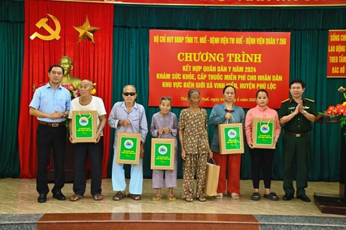 Thừa Thiên Huế: Hơn 500 trường hợp được khám bệnh, tầm soát và cấp thuốc miễn phí