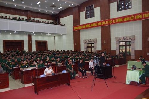 VKSQS khu vực 11 phối hợp xét xử lưu động vụ án hình sự tuyên truyền pháp luật