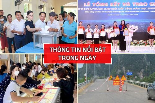 Nghệ An: Thông tin nổi bật ngày 5/5