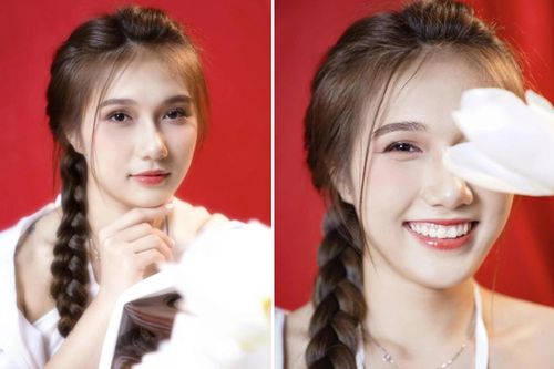 Hot girl bóng chuyền Long An gây sốt vì nhan sắc tựa thiên thần