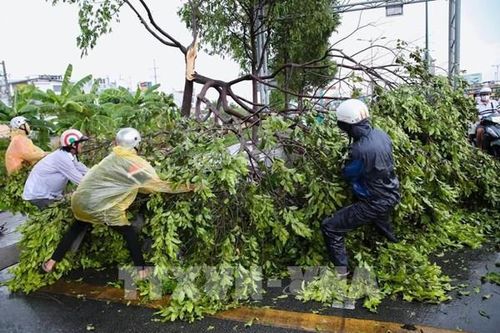 Nhiều nơi tại Thành phố Hồ Chí Minh có mưa lớn