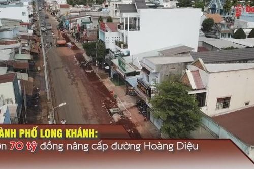 Thành phố Long Khánh: Hơn 70 tỷ đồng nâng cấp đường Hoàng Diệu