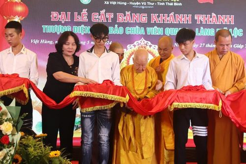 Thái Bình: Khánh thành ngôi thượng điện Tam bảo chùa Viên Quang