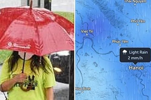 Mưa diện rộng ở miền Bắc, nhiệt độ Hà Nội thay đổi thế nào trong tuần này?