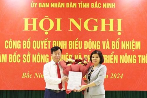 Bắc Ninh có tân Giám đốc Sở Nông nghiệp và Phát triển nông thôn
