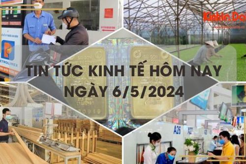 Tin tức kinh tế ngày 6/5/2024: giá vàng SJC cán mốc 86,5 triệu đồng/lượng