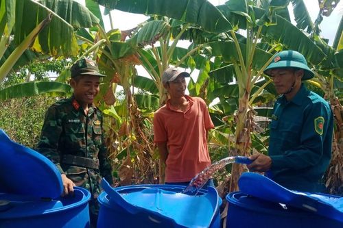 Kiên Giang: cấp nước sinh hoạt cho 300 hộ dân ở vùng hạn mặn