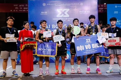 3x3 Hanoi Open Cup 2024: Bùng nổ tinh thần thể thao, khẳng định tài năng trẻ