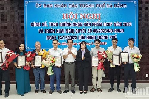 Đà Nẵng trao chứng nhận 25 sản phẩm OCOP đạt 4 sao
