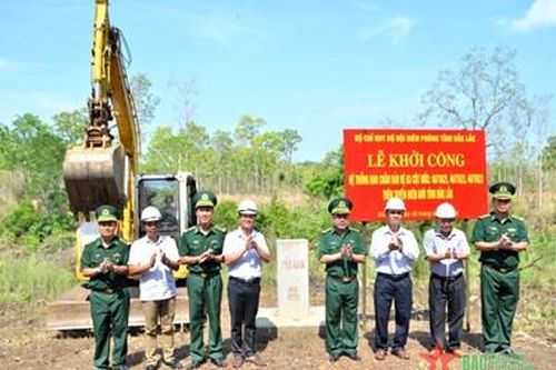 Đắk Lắk: Khởi công hệ thống rào chắn bảo vệ cột mốc biên giới