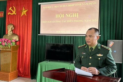Trung tá Biên phòng thực hiện tốt phong trào 'Ngành hậu cần quân đội làm theo lời Bác Hồ dạy'