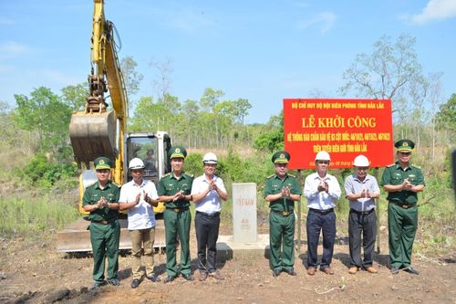 Đắk Lắk: Khởi công hệ thống rào chắn bảo vệ cột mốc biên giới