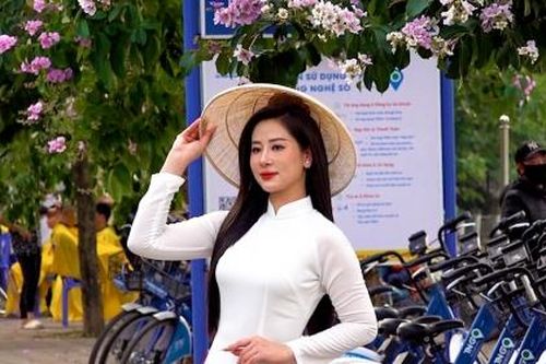 Hà Nội ngập tràn sắc tím bằng lăng thu hút người dân thích thú 'check in'