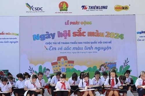 Thiếu nhi cả nước thi vẽ tranh về chủ đề tình nguyện