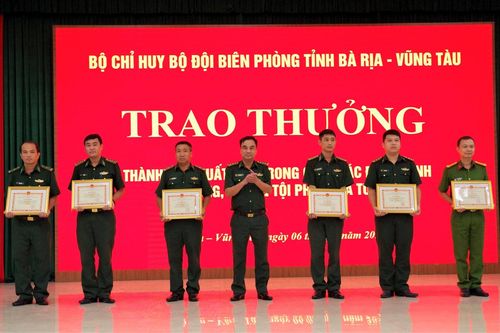 Biên phòng Bà Rịa-Vũng Tàu: Trao giải cuộc thi bảo vệ nền tảng tư tưởng của Đảng