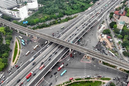 Hà Nội thông xe cầu vượt tại nút giao Mai Dịch