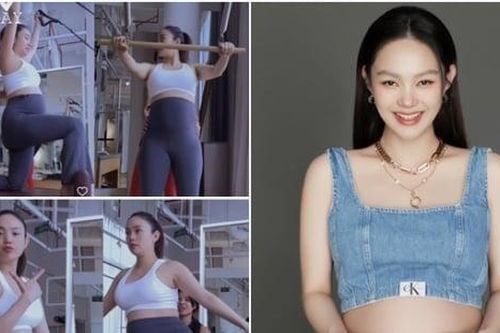 Hội bầu showbiz Việt tập thể dục 'nặng đô' vẫn an toàn: Minh Hằng 'kết thân' với pilates