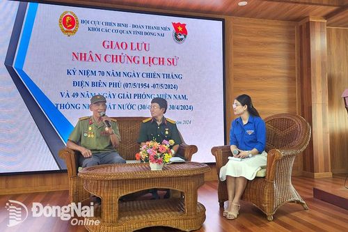 Họp mặt, giao lưu nhân chứng lịch sử của cuộc kháng chiến chống thực dân Pháp và đế quốc Mỹ