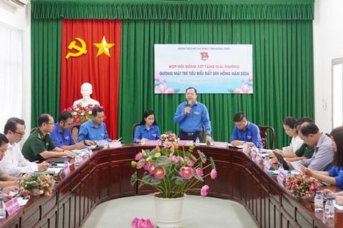 Xét chọn 'Gương mặt trẻ tiêu biểu Đất Sen hồng' năm 2024