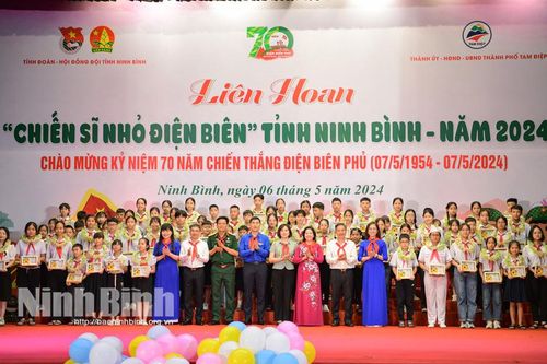 Liên hoan 'Chiến sĩ nhỏ Điện Biên' tỉnh Ninh Bình năm 2024