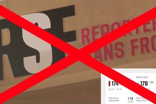RSF lại đánh giá sai trái trong bảng xếp hạng tự do báo chí