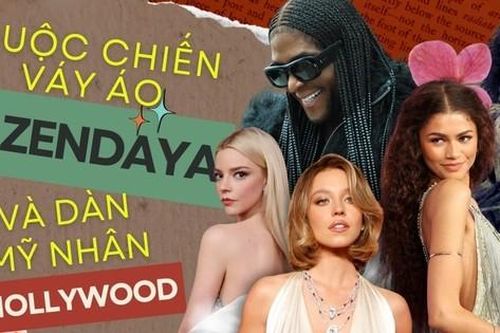 'Nữ hoàng thảm đỏ' Zendaya và 'cuộc chiến váy áo' với dàn mỹ nhân Hollywood