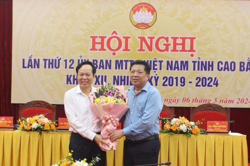 Ủy ban MTTQ Việt Nam tỉnh Cao Bằng có tân chủ tịch