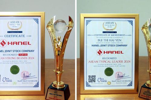 Lễ trao giải Thương hiệu mạnh ASEAN 2024 vinh danh Hanel và Tổng giám đốc Hanel