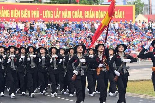Hình ảnh ấn tượng tại Lễ diễu binh, diễu hành Kỷ niệm 70 năm Chiến thắng Điện Biên Phủ