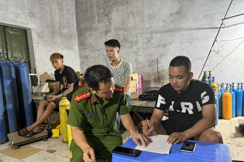 Triệt phá kho sang chiết khí cười được ngụy trang tinh vi ở Vĩnh Phúc