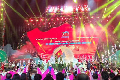 Đặc sắc chương trình nghệ thuật 'Điện Biên Phủ - Mốc vàng lịch sử'
