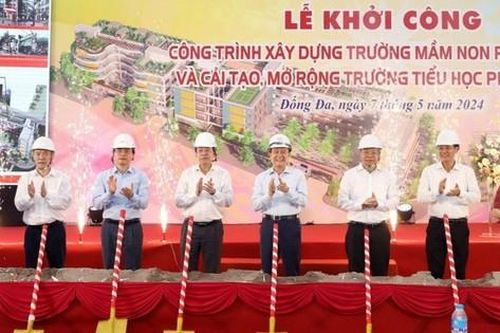 Xây trường học từ ô đất dự án chậm triển khai tại quận Đống Đa